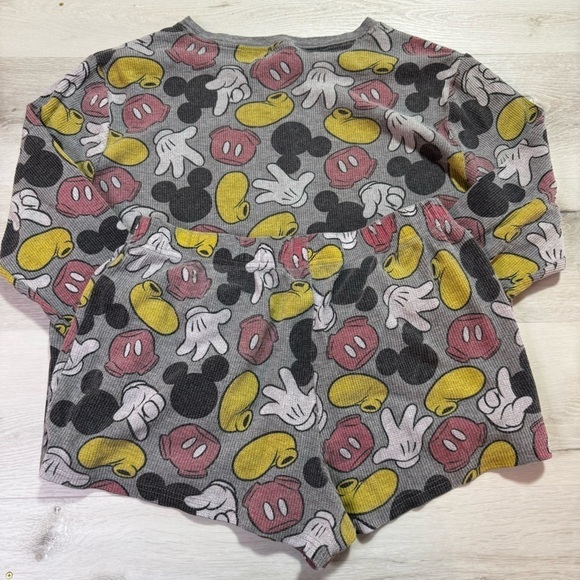 Disney Mickey Thermal 2 Piece Pajama Set, Size Large - Picture 2 of 15